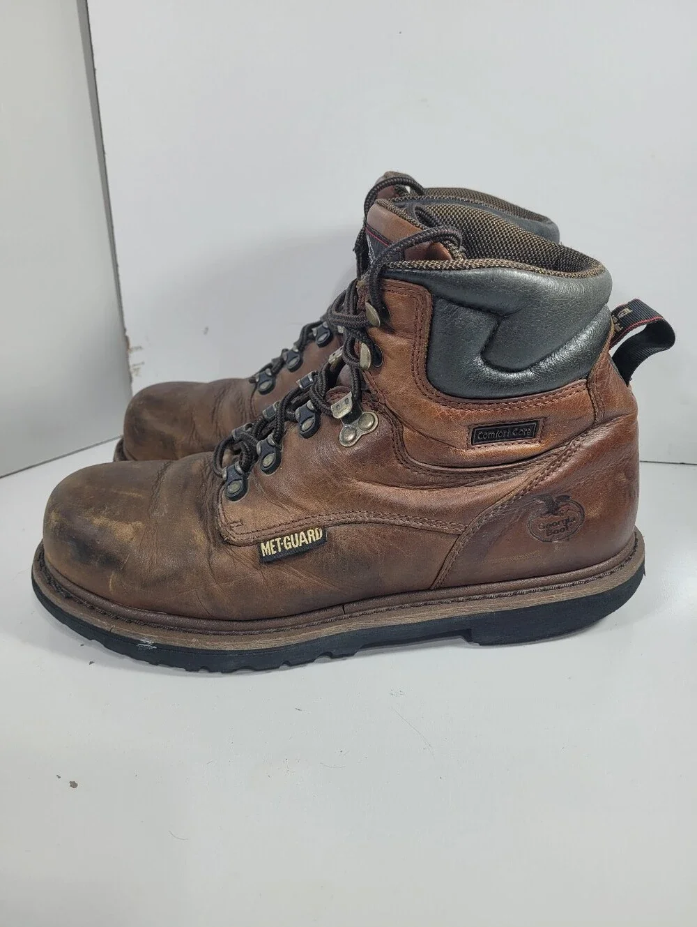 Georgia Boot G6315 Steel Toe Internal Metatarsal Work Boots Men's Size 10.5 M